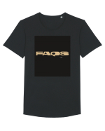 faqs 293 Tricou mânecă scurtă guler larg Bărbat Skater