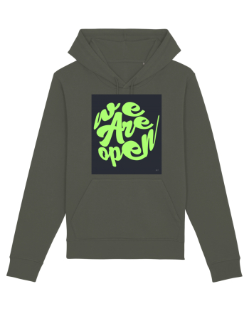 we are open 301 Khaki