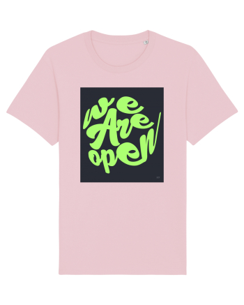 we are open 301 Cotton Pink