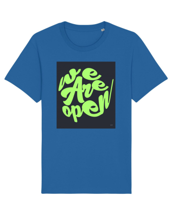 we are open 301 Royal Blue