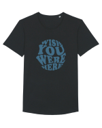 wish you were here 335 Tricou mânecă scurtă guler larg Bărbat Skater