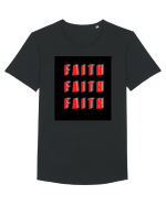 faith 337 Tricou mânecă scurtă guler larg Bărbat Skater