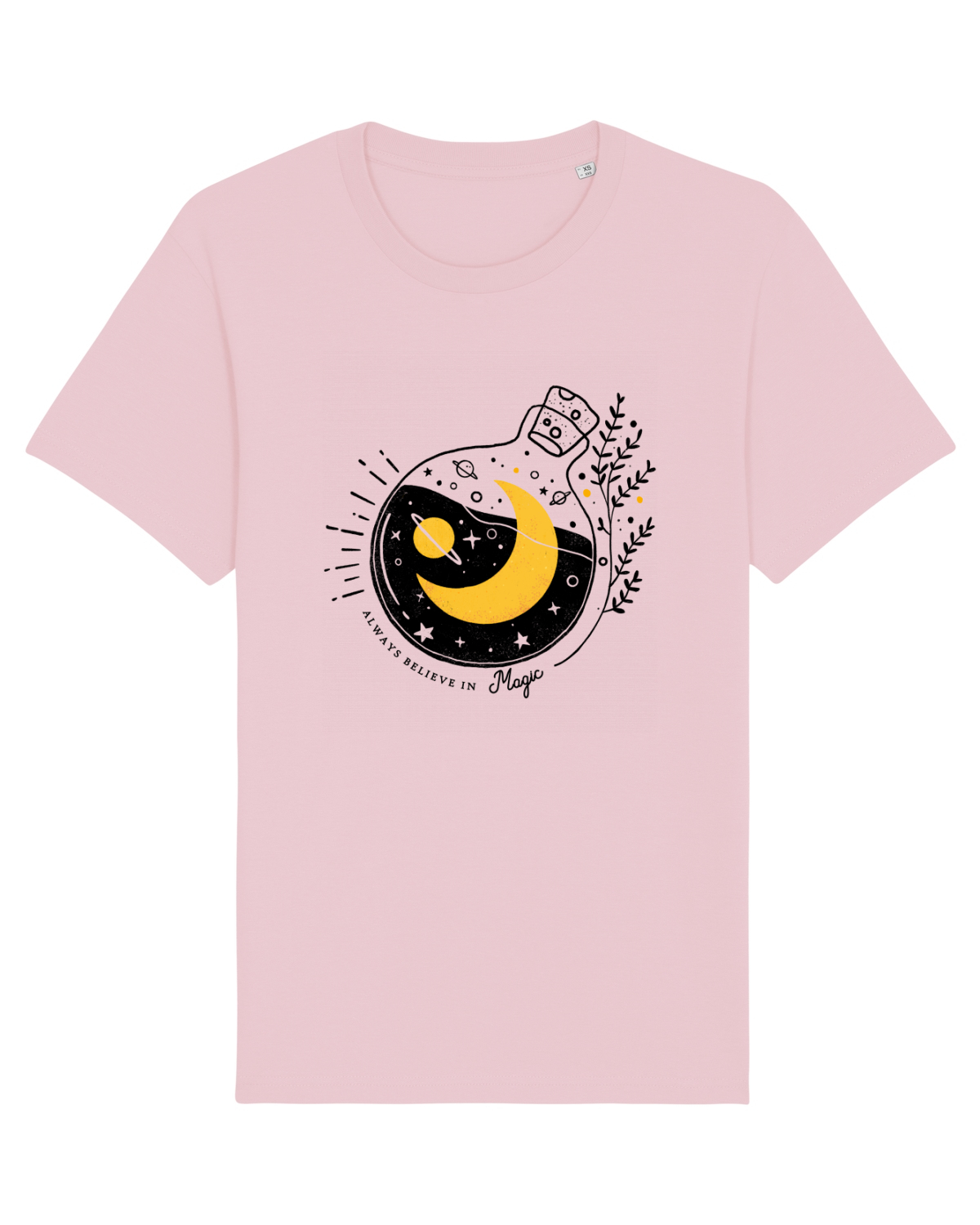Tricou mânecă scurtă Unisex Rocker Cotton Pink
