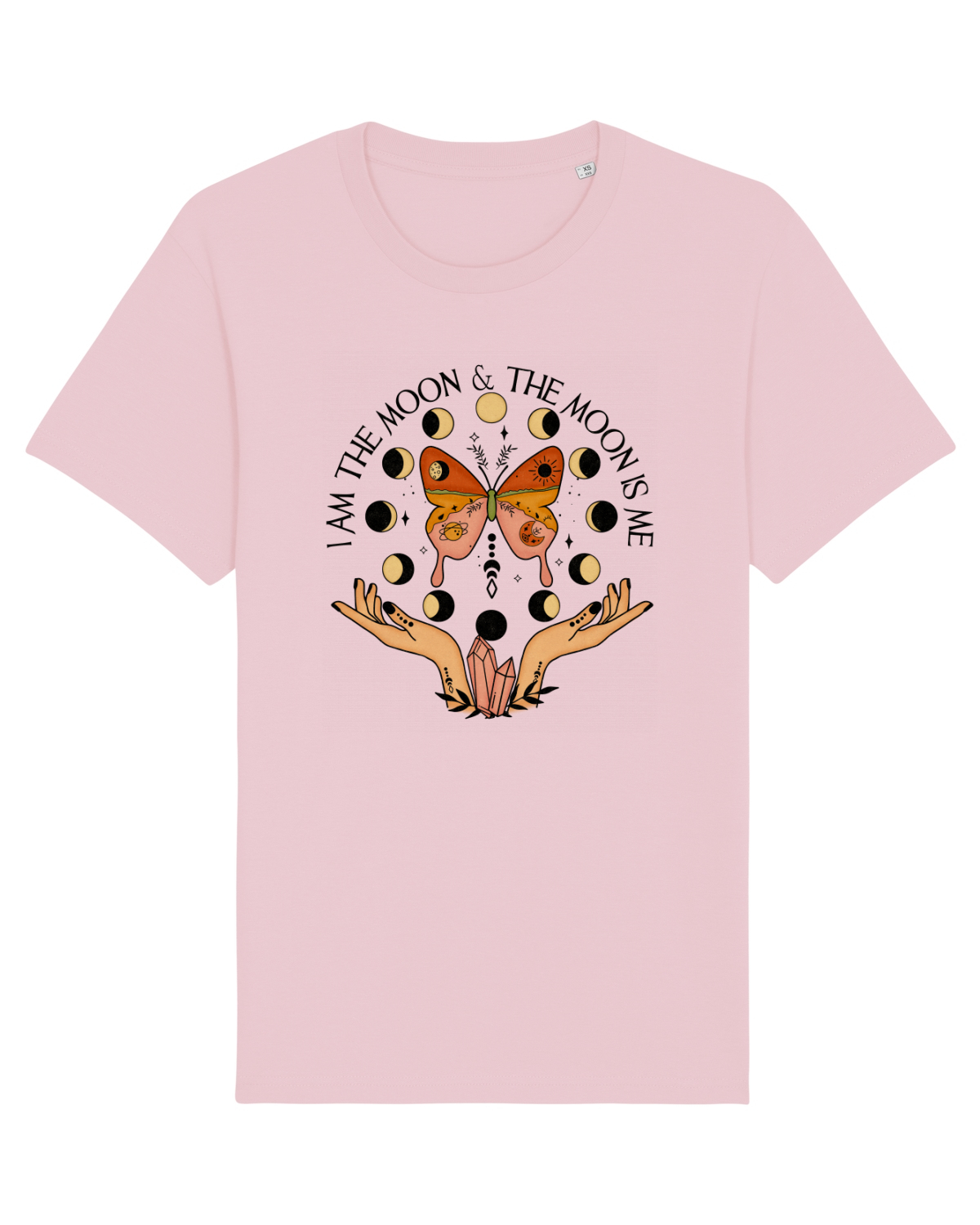 Tricou mânecă scurtă Unisex Rocker Cotton Pink