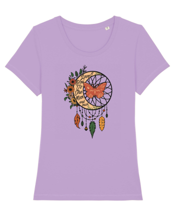I Love You to the Moon and back Lavender Dawn