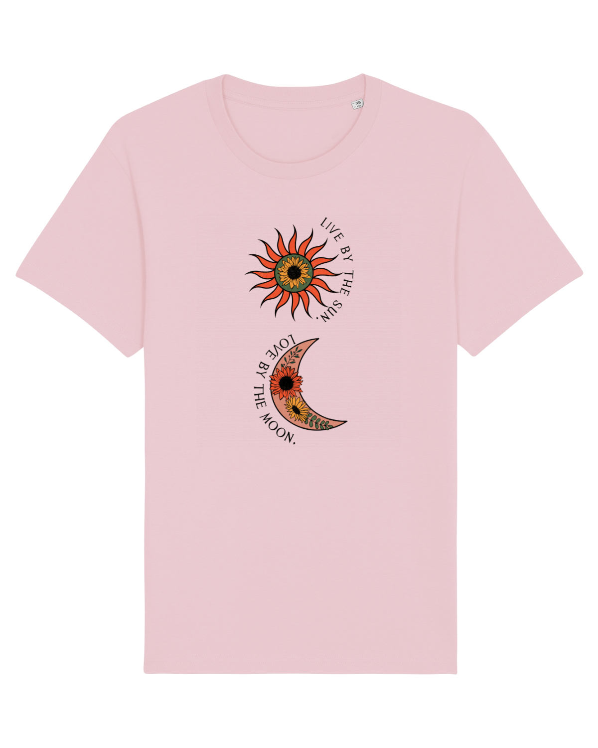 Tricou mânecă scurtă Unisex Rocker Cotton Pink