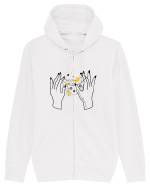 Magic is something you make Hanorac cu fermoar Unisex Connector