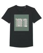 thank you 166 Tricou mânecă scurtă guler larg Bărbat Skater