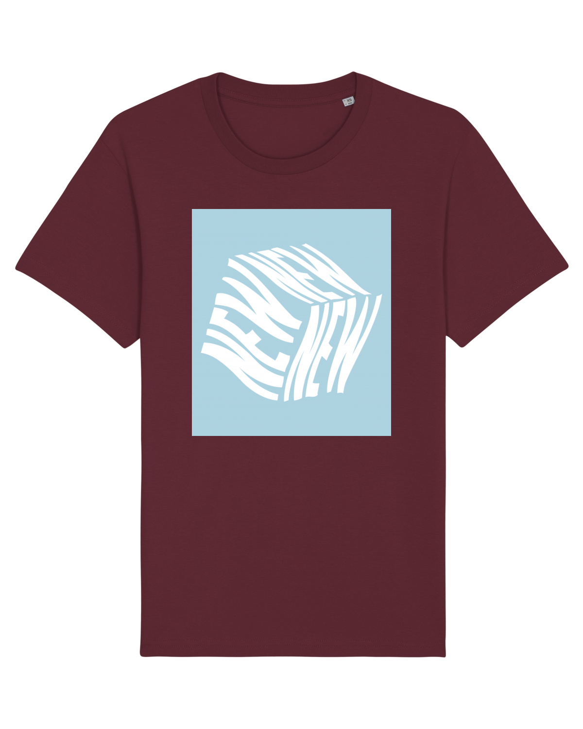 Tricou mânecă scurtă Unisex Rocker Burgundy