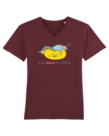 M-am culcat pe o ureche Burgundy