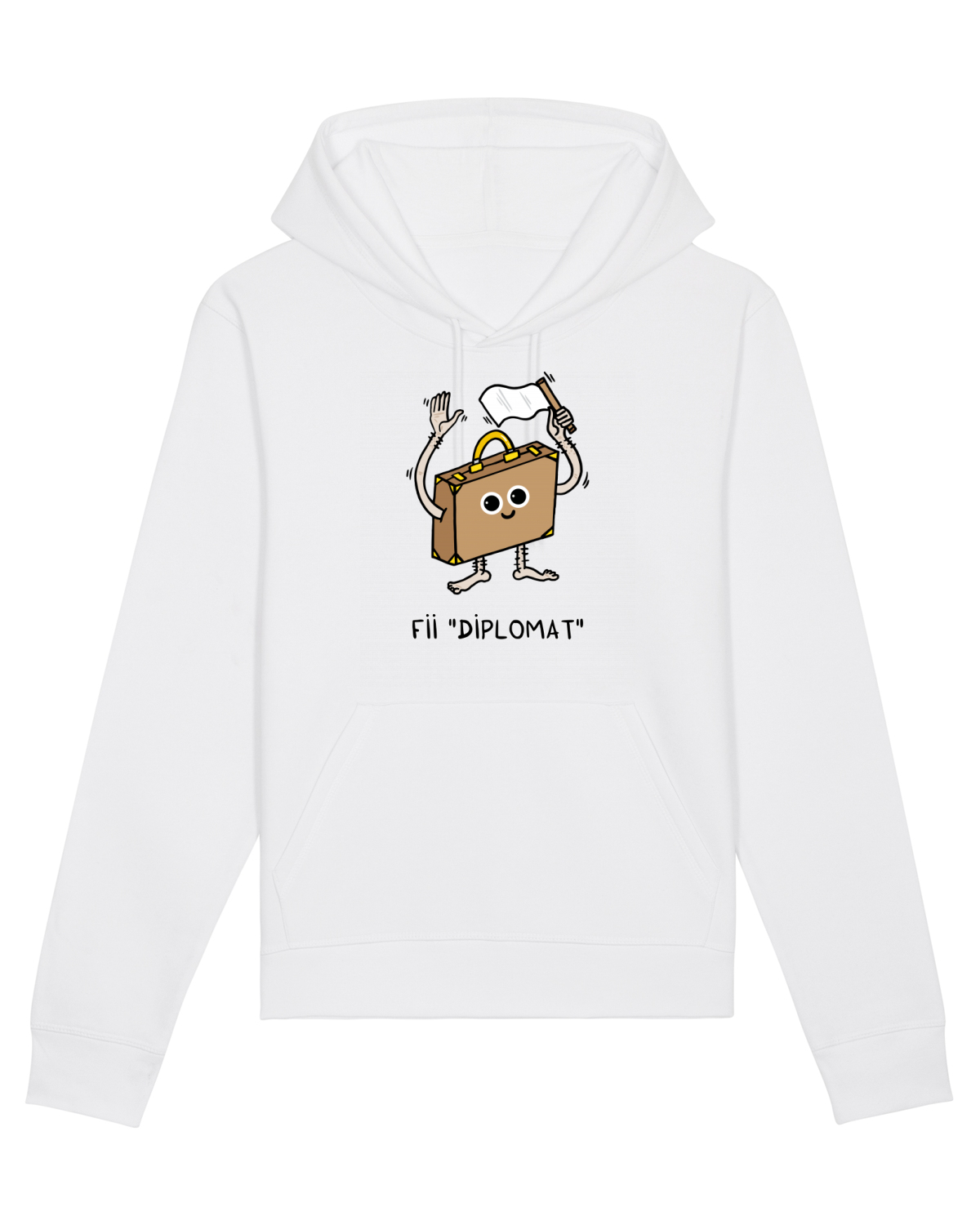 Hanorac Unisex Drummer White