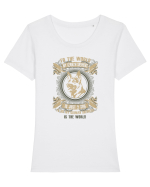 GERMAN SHEPHERD Tricou mânecă scurtă guler larg fitted Damă Expresser