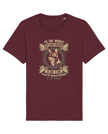 GERMAN SHEPHERD Burgundy