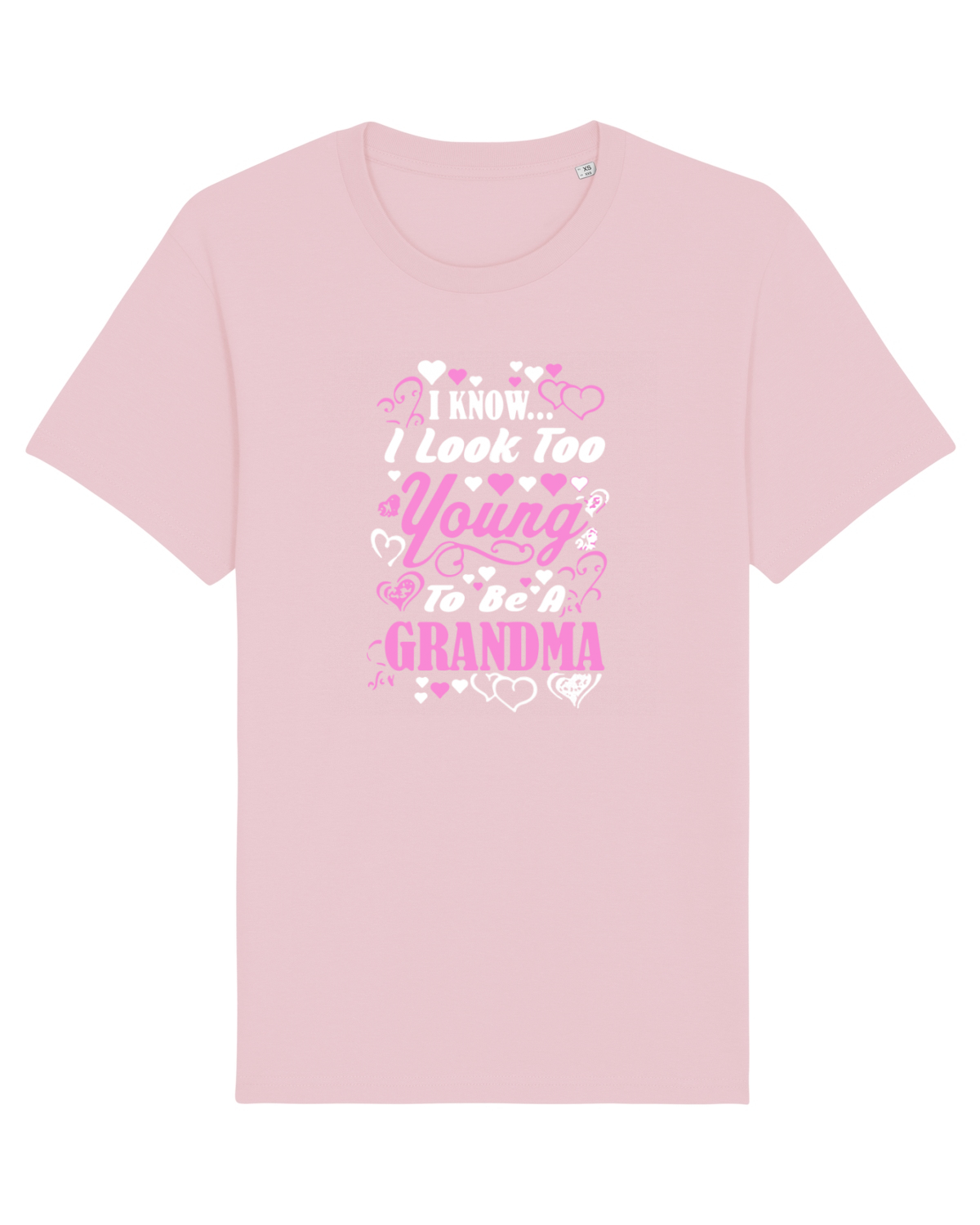 Tricou mânecă scurtă Unisex Rocker Cotton Pink
