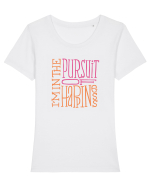 HAPPYNESS Tricou mânecă scurtă guler larg fitted Damă Expresser