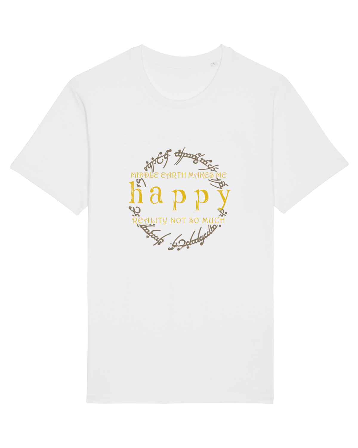 Tricou mânecă scurtă Unisex Rocker White