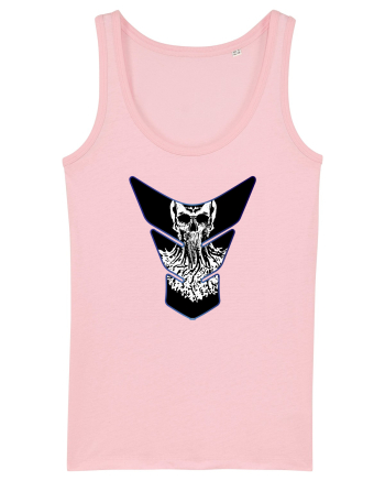 Tank Protector Skull Cotton Pink