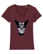 Tank Protector Skull Tricou mânecă scurtă guler V Damă Evoker