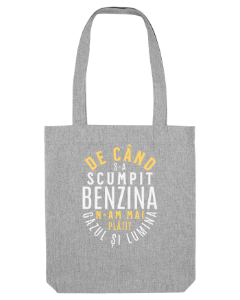 De când s-a scumpit benzina n-am mai plătit gazul și lumina Heather Grey