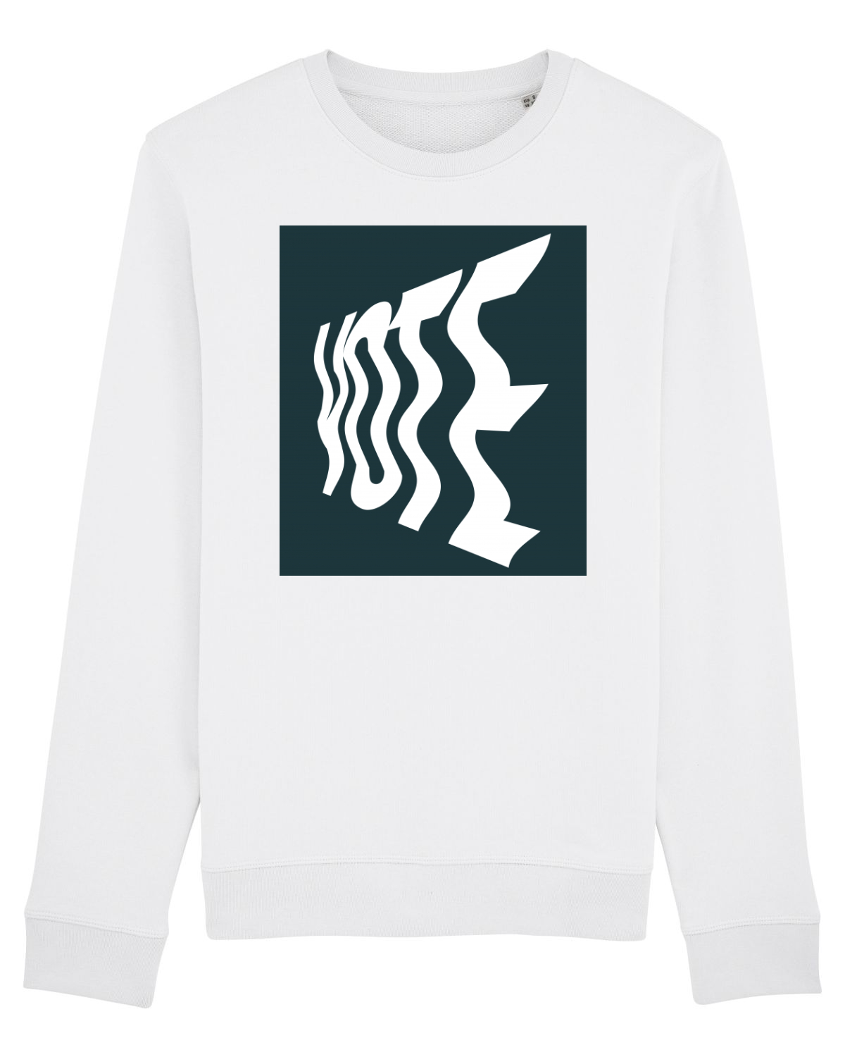 Bluză mânecă lungă Unisex Rise White