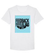 feedback 132 Tricou mânecă scurtă guler larg Bărbat Skater