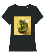 Pickle 10 Tricou mânecă scurtă guler larg fitted Damă Expresser
