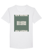 new arrival 268 Tricou mânecă scurtă guler larg Bărbat Skater