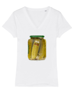 Pickle 11 Tricou mânecă scurtă guler V Damă Evoker