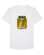 Pickle 11 Tricou mânecă scurtă guler larg Bărbat Skater