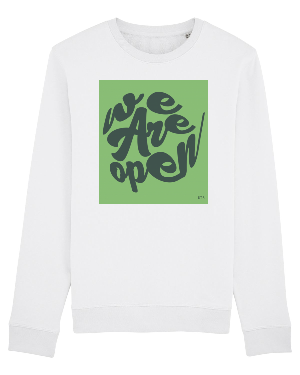 Bluză mânecă lungă Unisex Rise White