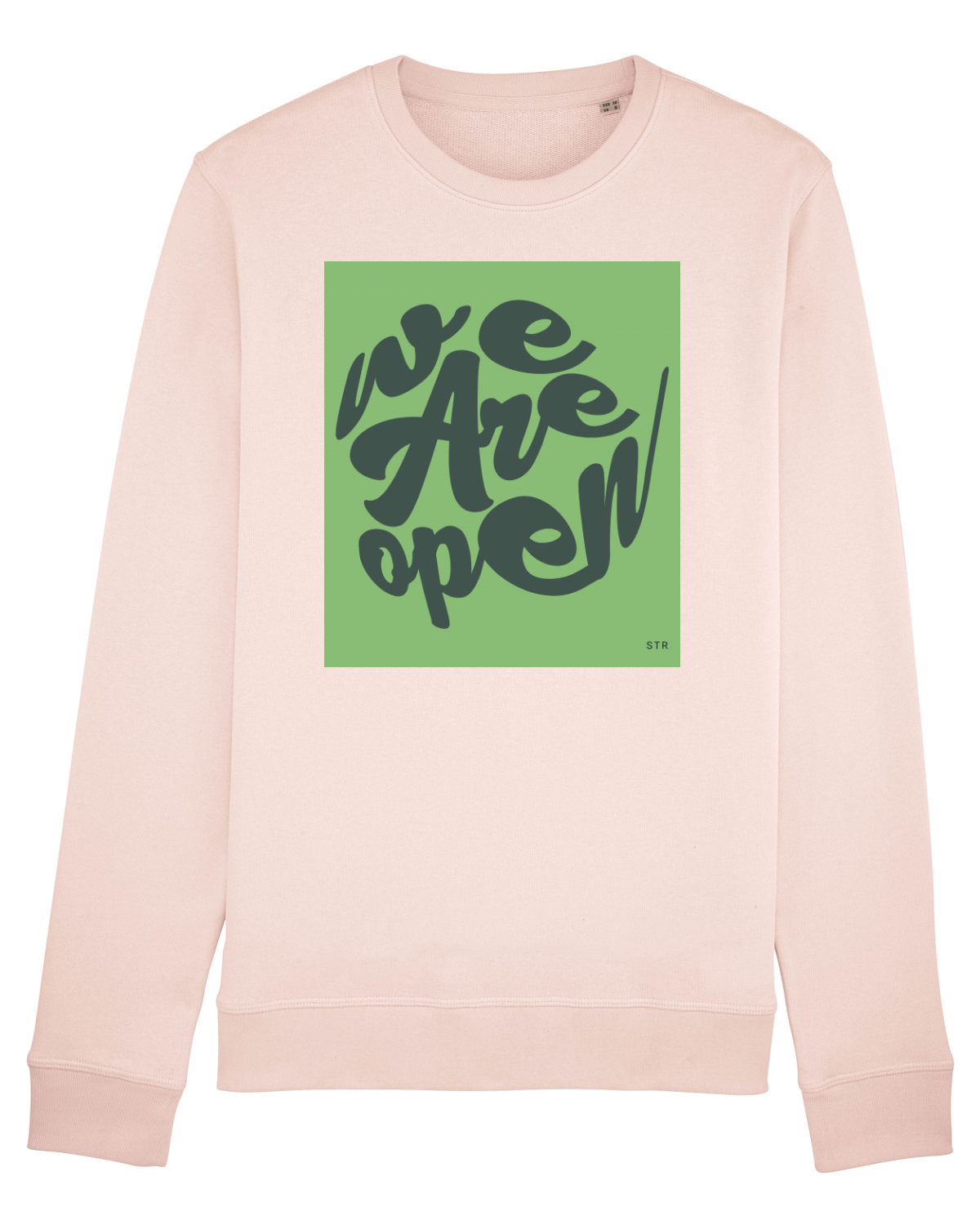 Bluză mânecă lungă Unisex Rise Candy Pink