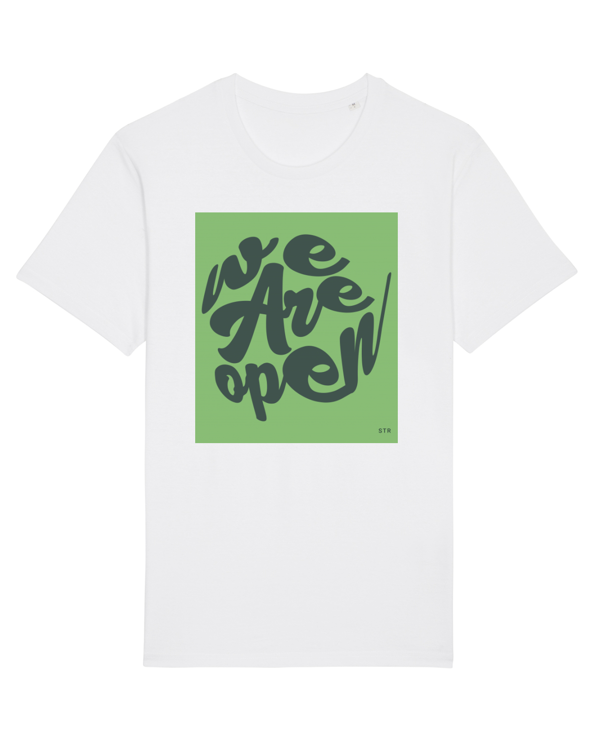 Tricou mânecă scurtă Unisex Rocker White