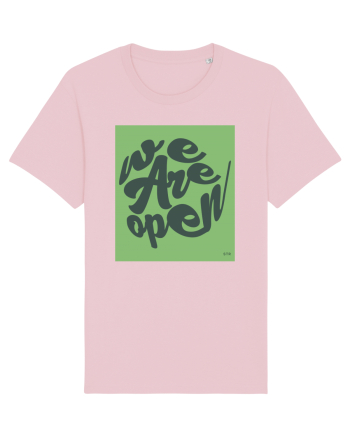 we are open 296 Cotton Pink