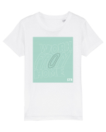 work from home 317 Tricou mânecă scurtă  Copii Mini Creator