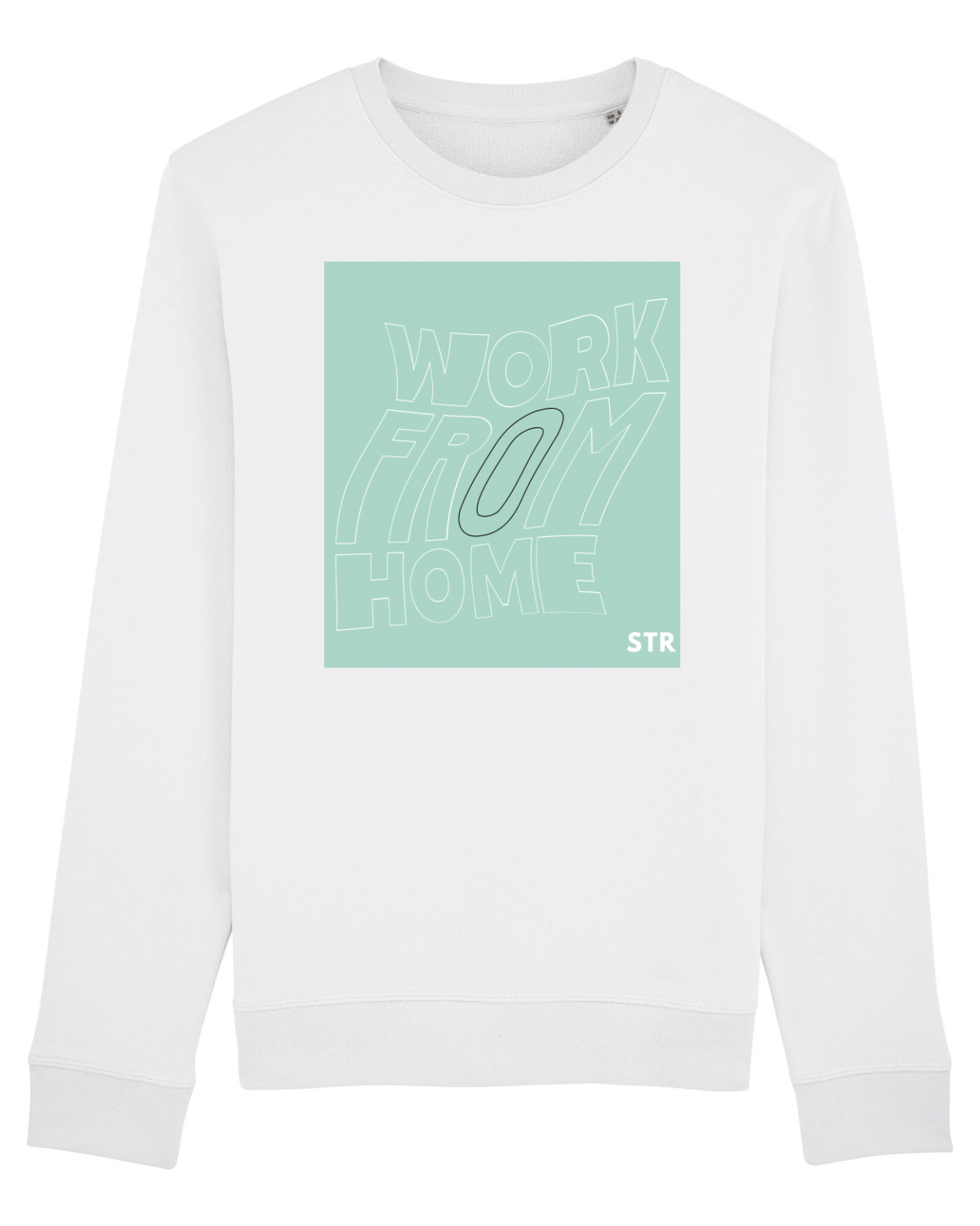 Bluză mânecă lungă Unisex Rise White