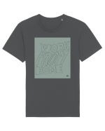 work from home 313 Tricou mânecă scurtă Unisex Rocker