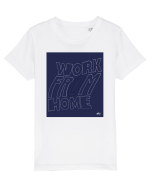 work from home 326 Tricou mânecă scurtă  Copii Mini Creator