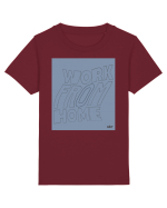 work from home 322 Tricou mânecă scurtă  Copii Mini Creator