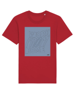 work from home 322 Tricou mânecă scurtă Unisex Rocker