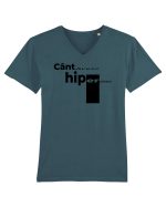Cântăresc hiperpotami Tricou mânecă scurtă guler V Bărbat Presenter