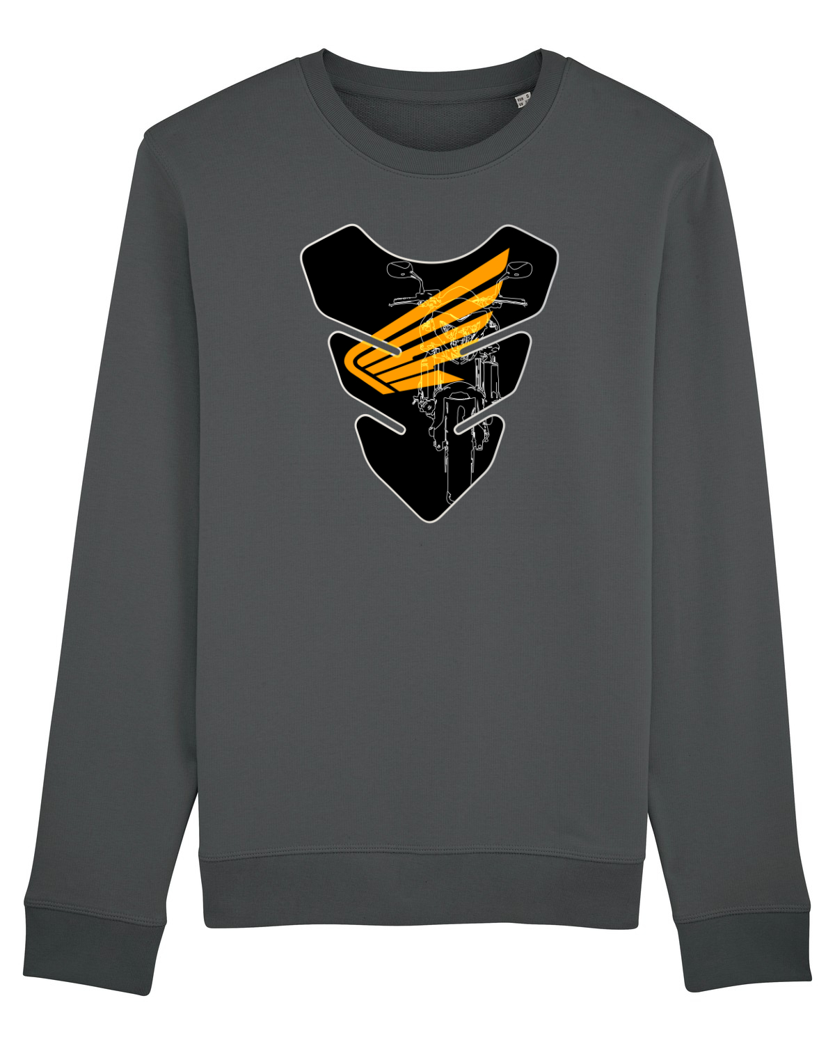 Bluză mânecă lungă Unisex Rise Anthracite