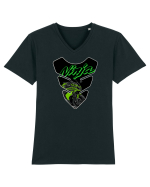 Tank Protector Ninja Tricou mânecă scurtă guler V Bărbat Presenter