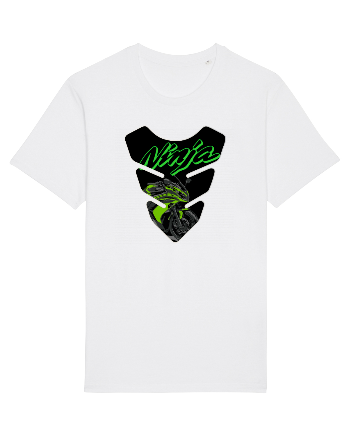Tricou mânecă scurtă Unisex Rocker White