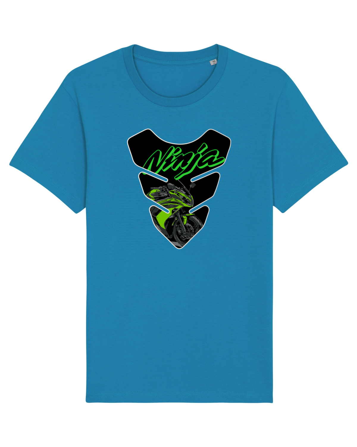 Tricou mânecă scurtă Unisex Rocker Azur