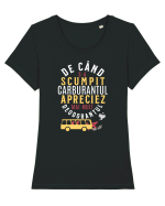 Carburantul și deodorantul, două elemente vitale în viața noastră (a unora) Tricou mânecă scurtă guler larg fitted Damă Expresser
