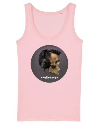 Craniu cu casti - skullphones 11 Cotton Pink