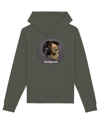 Craniu cu casti - skullphones 11 Khaki