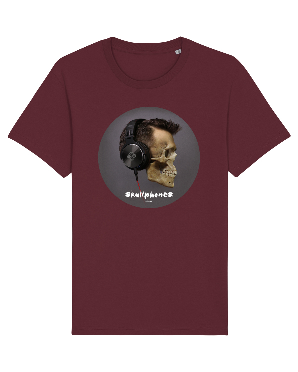 Tricou mânecă scurtă Unisex Rocker Burgundy
