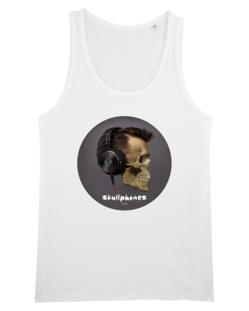 Craniu cu casti - skullphones 11 White