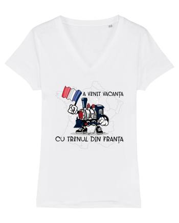 A venit vacanța cu trenul din Franța White